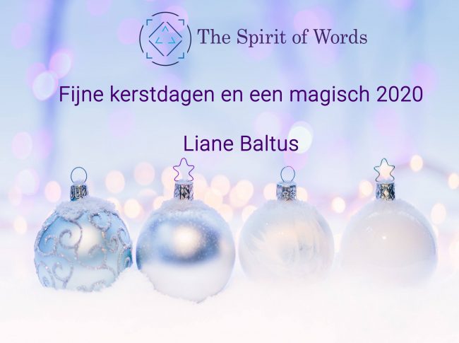 Fijne feestdagen 2019 thes spirit of words